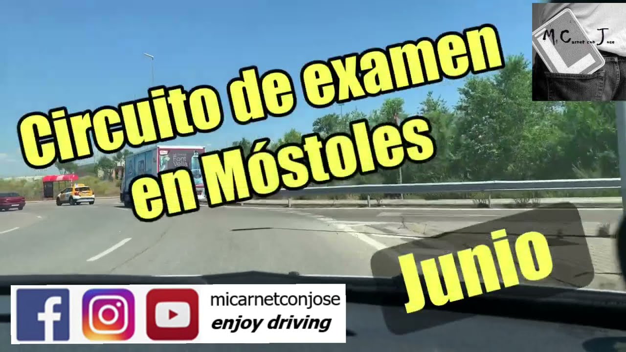 Circuito de examen por Móstoles en Junio