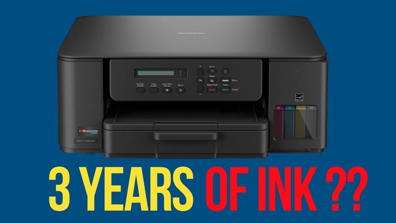 Brother DCP-T580DW Ink Tank Printer Review: Low Running Costs & Up to 3 Years of Ink In-Box!