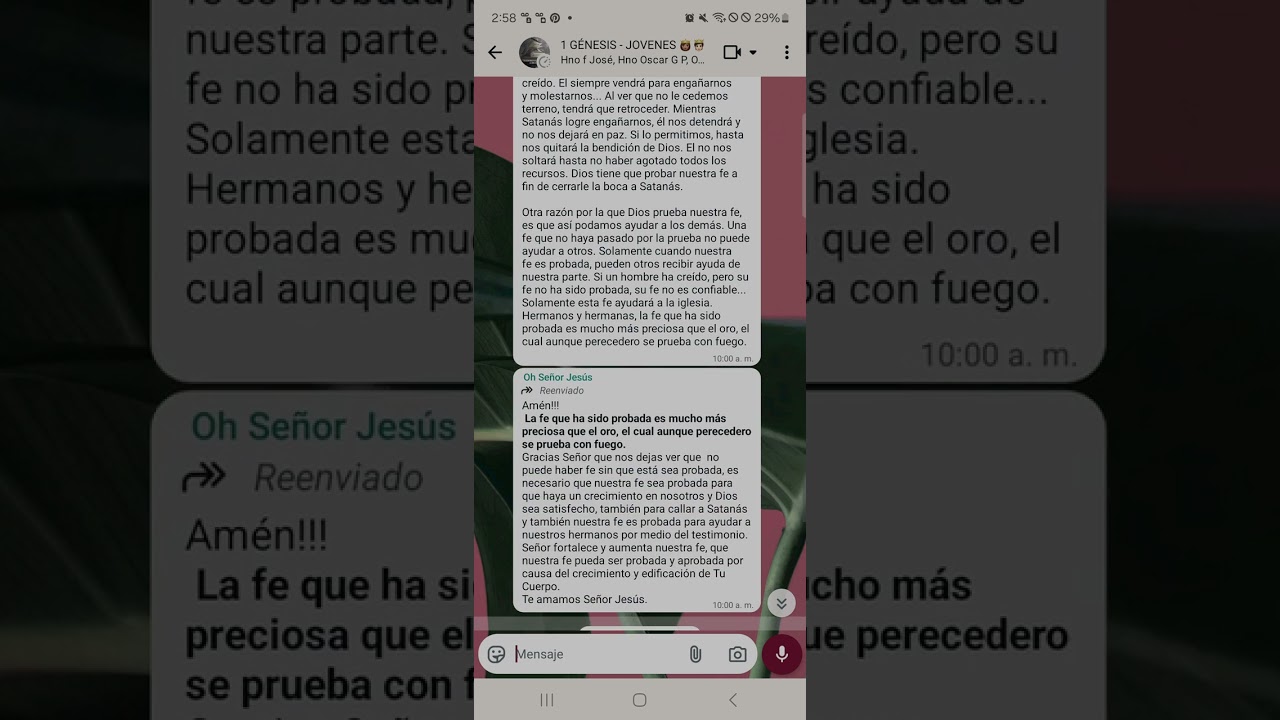 Emaná. La prueba de nuestra fe (2). 5 de Enero.