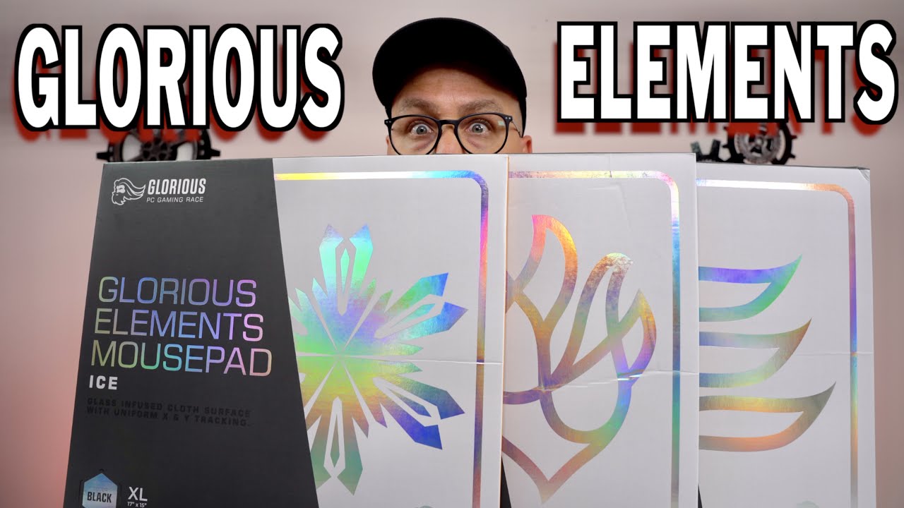 Glorious Elements Mousepads Review. FIRE, ICE, & AIR