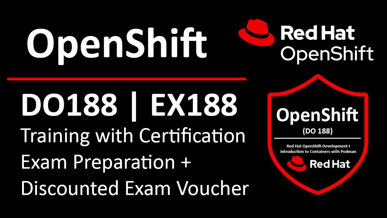 DO188 | EX188 Training with Certification Exam Preparation with Discounted Exam Voucher