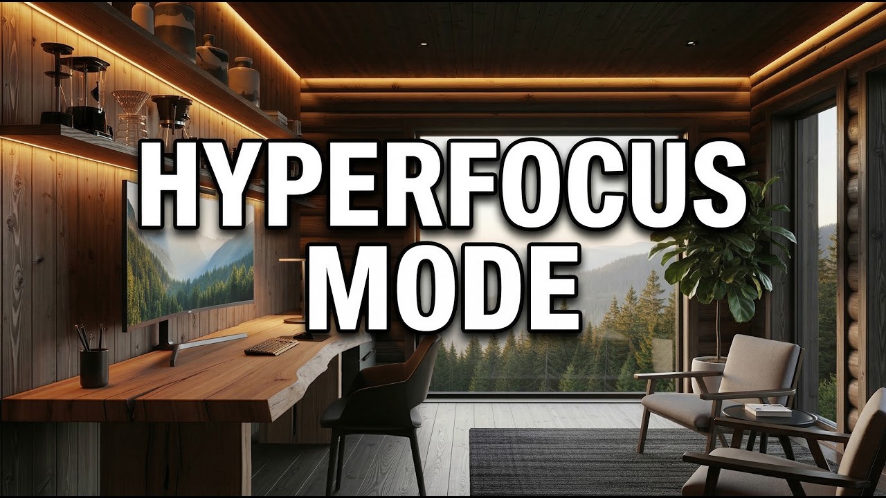 ENTER HYPERFOCUS MODE – Futuristic Deep Work Music for Maximum Productivity