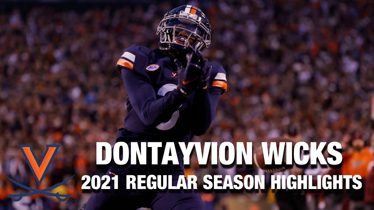 Dontayvion Wicks 2021 Regular Season Highlights | Virginia WR