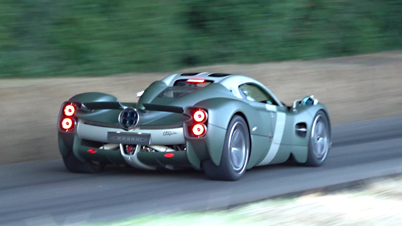 $3.5 Million Pagani Utopia - 6.0 V12 with MANUAL GEARBOX! PURE SOUNDS @ Goodwood FOS!