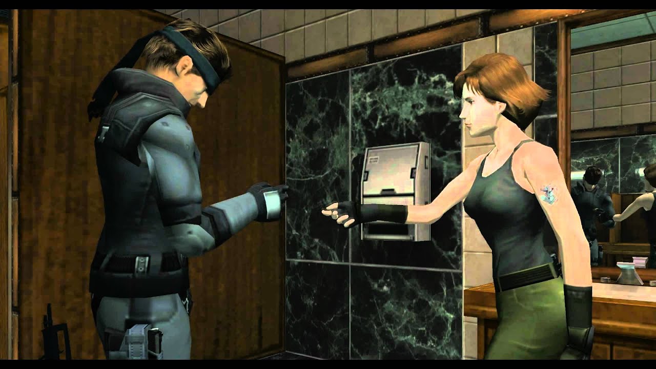 Metal Gear Solid The Twin Snakes - HD cutscenes part 10 -  Meeting Meryl
