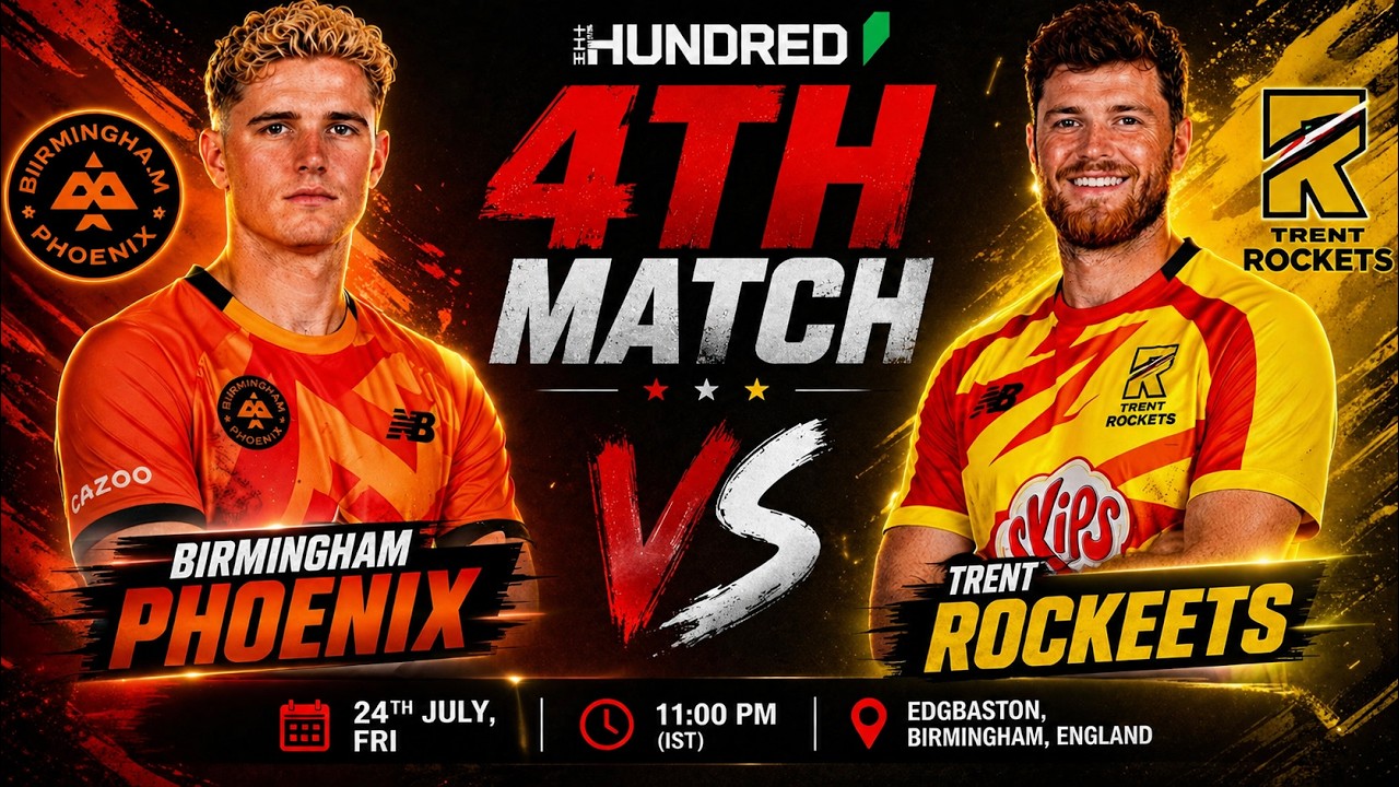The Hundred 2026 | Birmingham Phoenix vs Trent Rockets | Edgbaston Pitch Report | BPH vs TRT