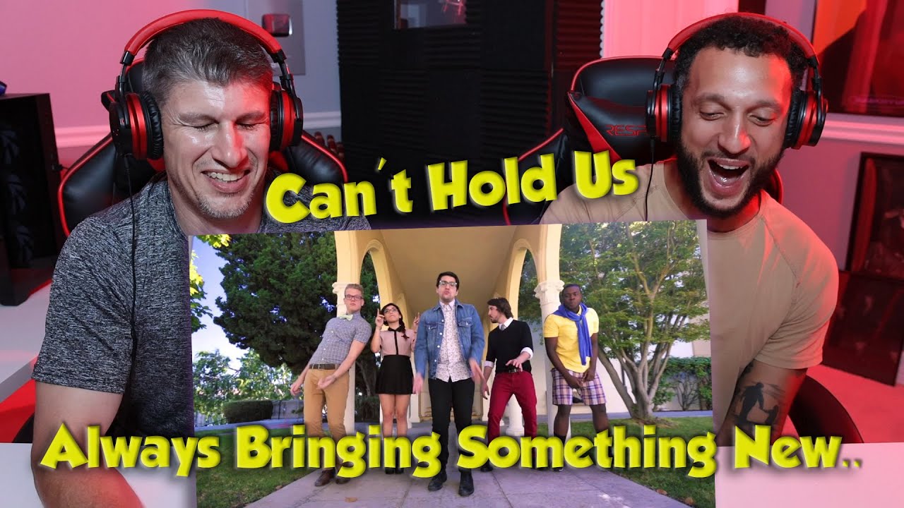CRAZY REACTION!! [Official Video] Can't Hold Us - Pentatonix (Macklemore & Ryan Lewis cover)