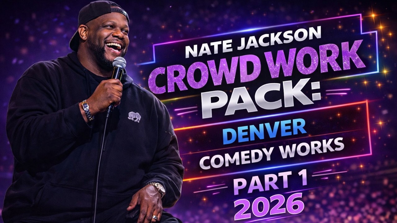 Nate Jackson Crowd Work Pack: Denver Comedy Works Part 1| Compilation of Nate Jackson's satire