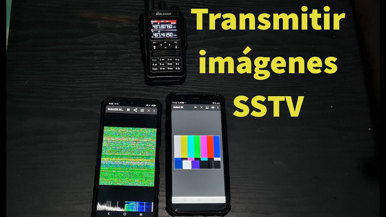 Como transmitir imágenes SSTV con celular #baofeng #walkietalkies #radio #sstv