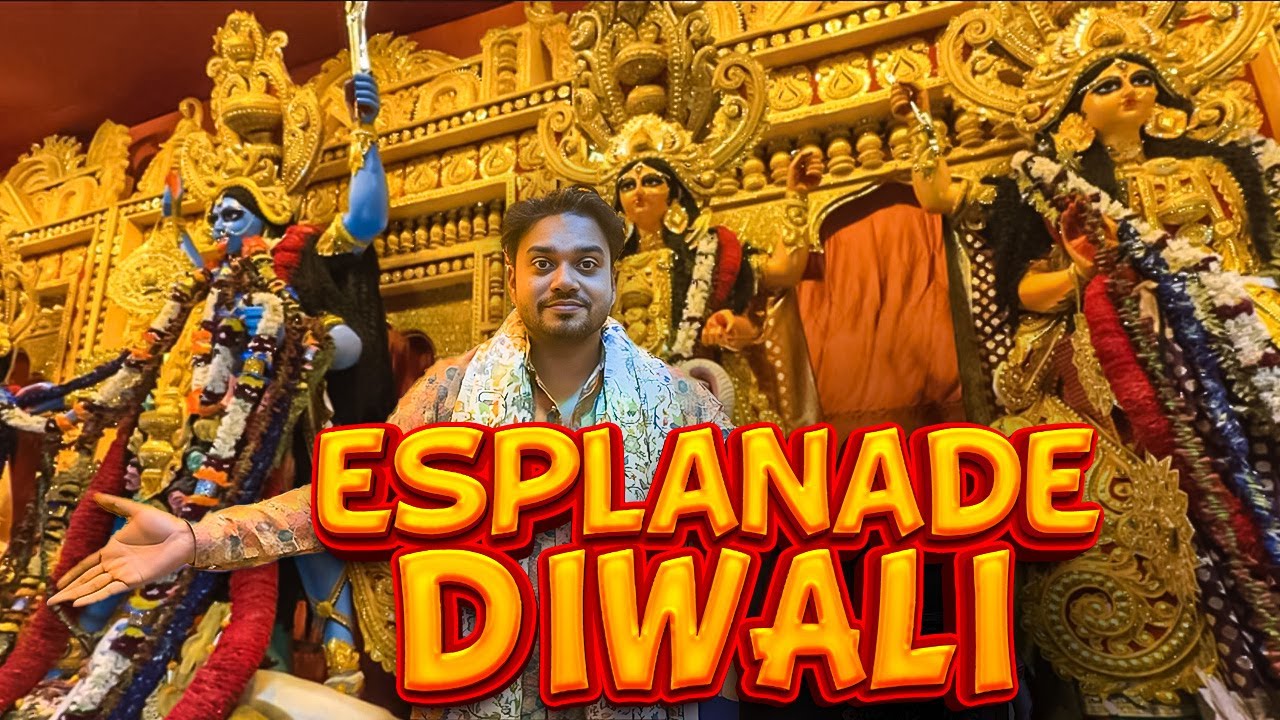 Esplanade Kali Puja Vlog 2025 | Kolkata Diwali Celebration | Kolkata New Market