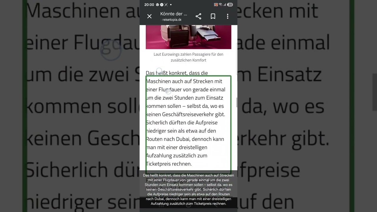 Neue Euro-Wings-Sitzplatzbesetzung.