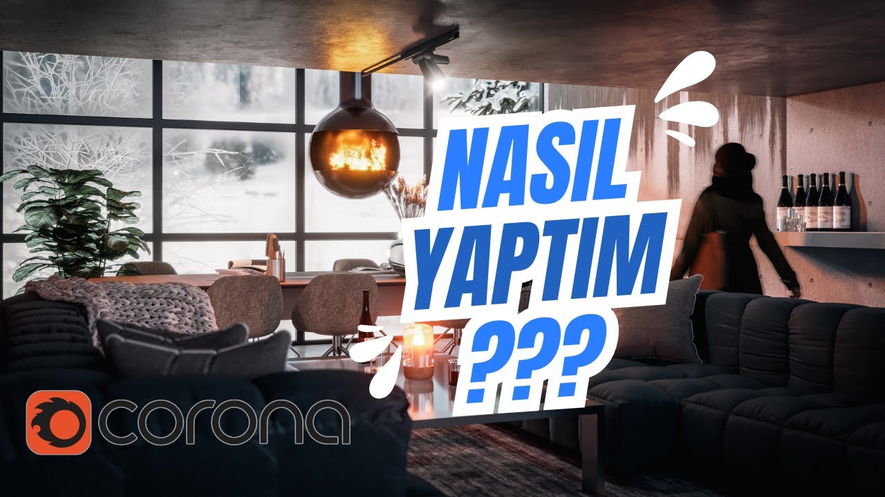 3ds Max ve Corona ile Kar Manzarası | Nasıl Yaptım?