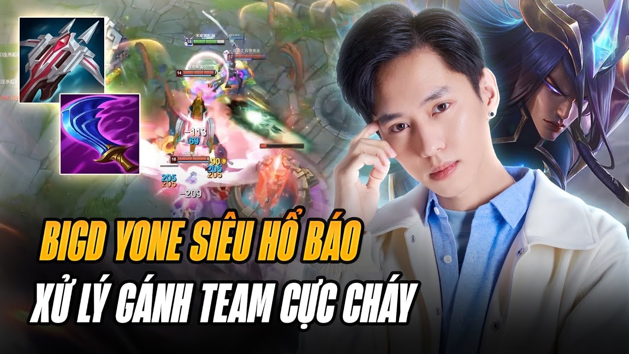 MÀN BIỂU DIỄN YONE CỰC CHÁY CỦA BIGD GỒNG GÁNH ĐỒNG ĐỘI SIÊU MÃN NHÃN KHI CÁNH DƯỚI GẶP KHÓ