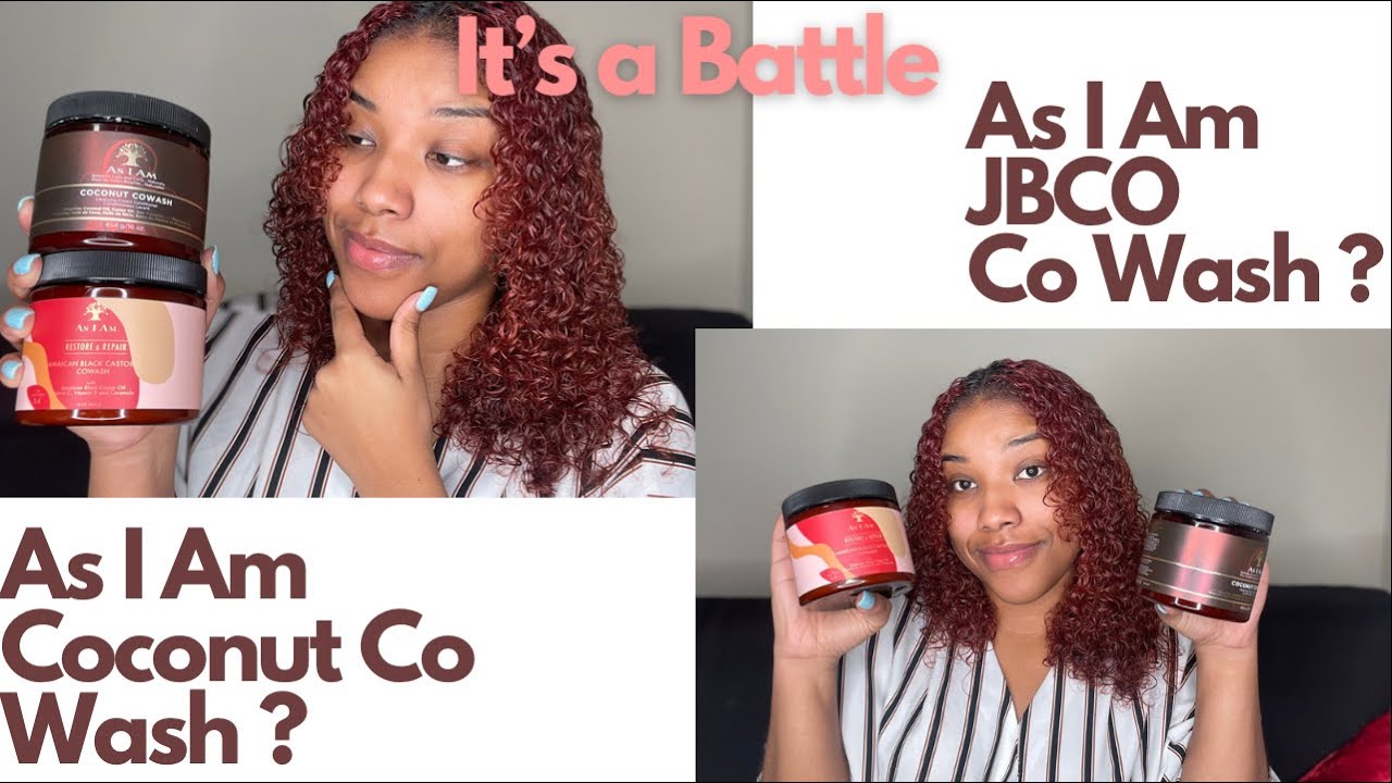 Battle of the Co Washes ! As I Am Coconut Co Wash vs As I Am JBCO Co Wash