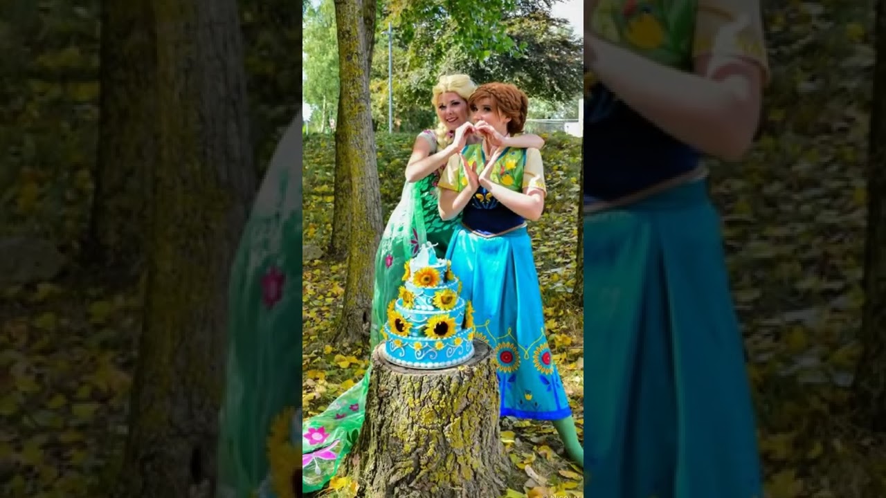 Frozen fever 💚 Elsa and Anna ❄️ beautiful images 😍 #princesslily💙