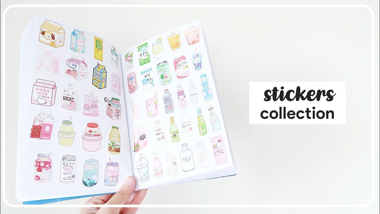 📖 Sticker collection and stationery organization