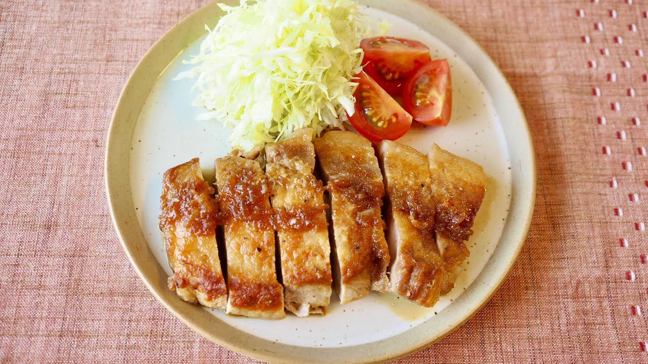 Chuleta de cerdo a la japonesa, Tonteki (トンテキ) / Comida japonesa casera【Receta】