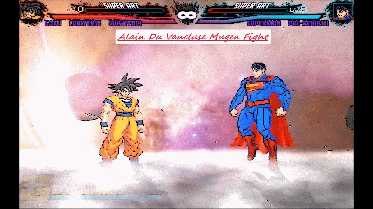 Mugen : Goku (Universe Survival) Vs Superman (Pre-Rebirth) (Request)
