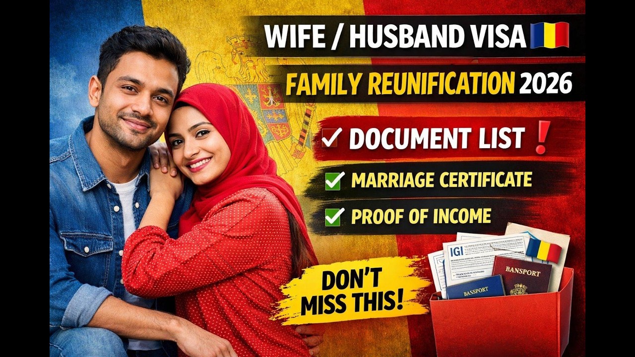 রোমানিয়ায় স্ত্রী/স্বামী আনতে কি কি ডকুমেন্ট লাগে? 🇷🇴 | Family Reunification 2026 (Avoid Rejection)