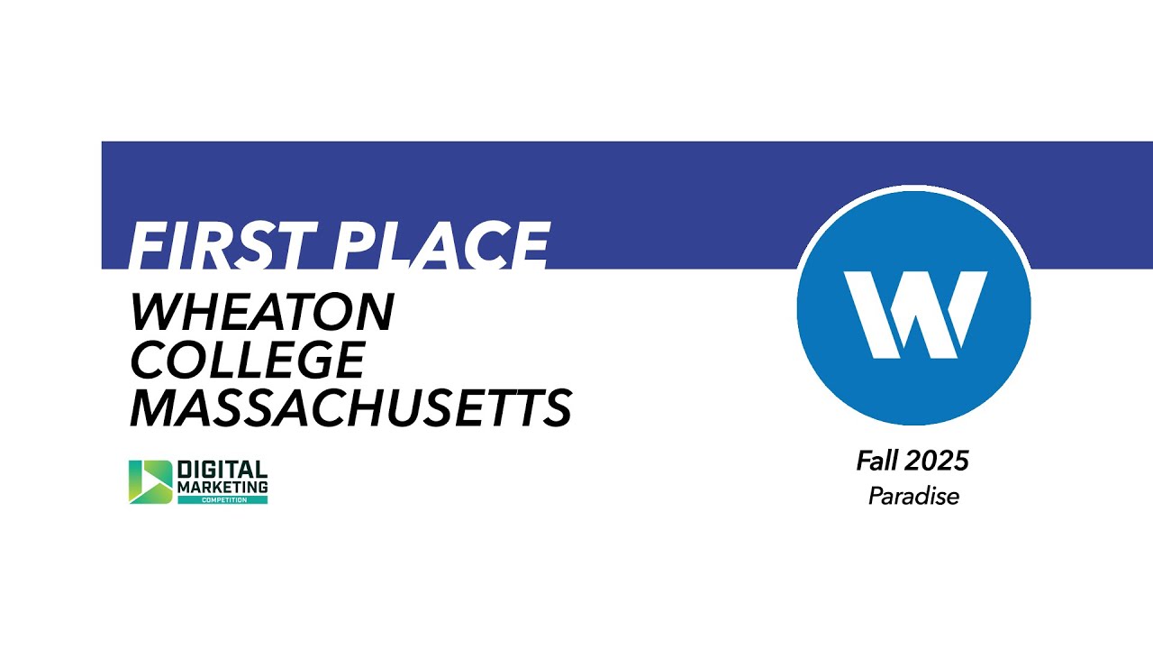 Digital Marketing Competition Fall 2025 Champions – Wheaton College Massachusetts