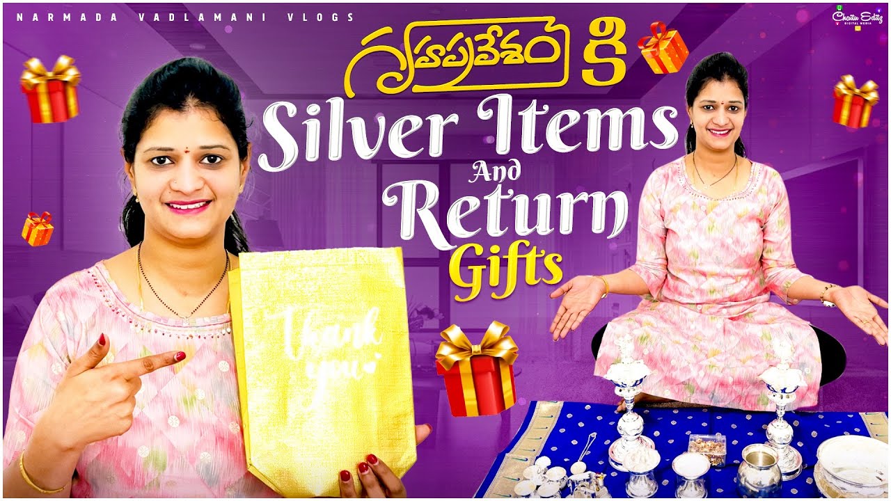 Gruhapravesam series- Silver Items and return gifts