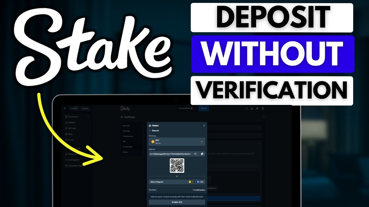 How to Deposit Funds on Stake.com Without Verification 2026