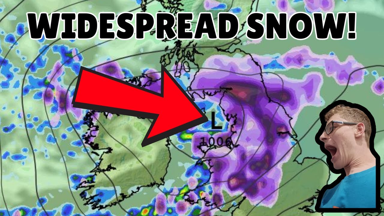 WIDESPREAD UK SNOW From The Latest ECM Run!!