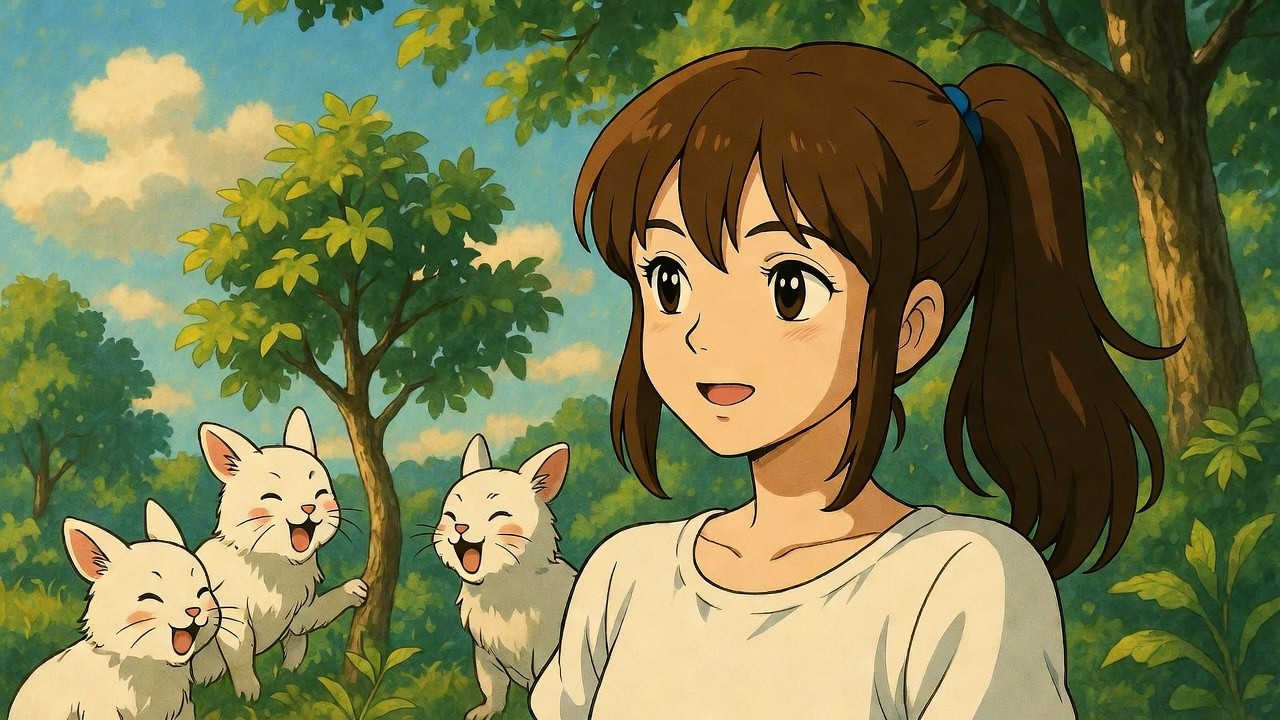 Ghibli asmr | ghibli days | Boy's Epic Cloud Train Adventure Unveiled|Ghibli Style Video|Ghibli Asmr