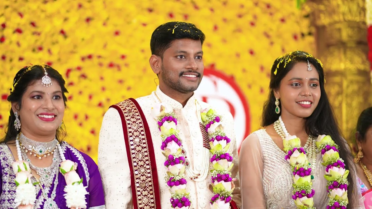 THE WEDDING CINEMATIC RECEPTION || THE BEST OUTPUT 2025 || 4K QUALITY || PRAVEEN & SWATHI.....