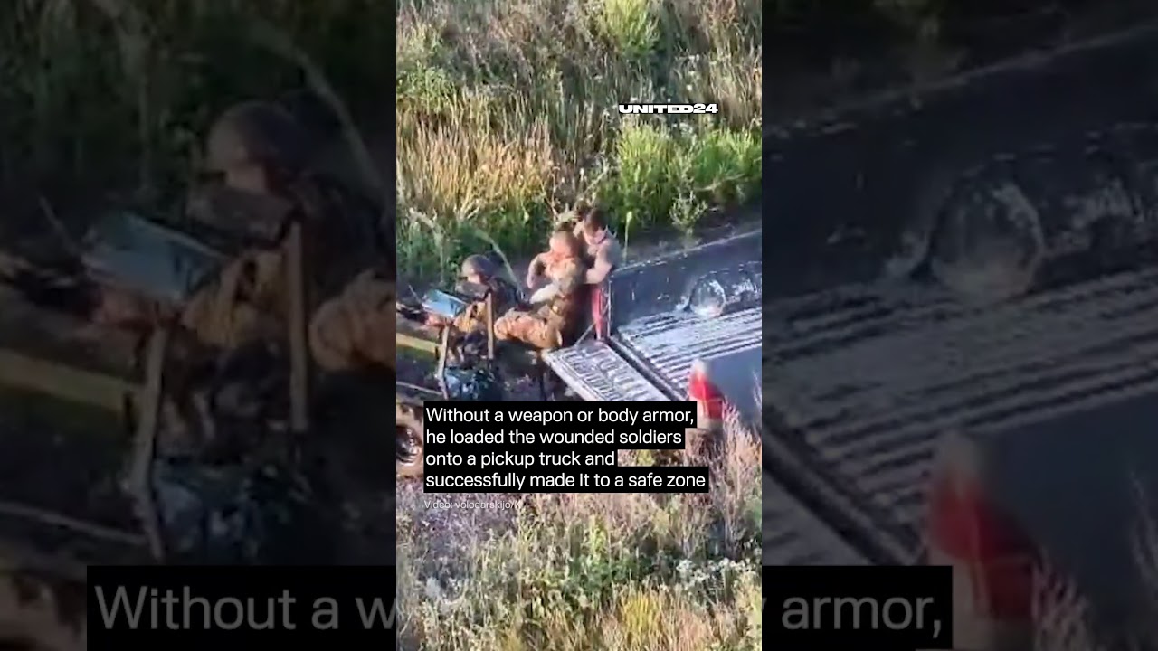 Ukrainian Company Commander Rescued Wounded Soldiers From the Battlefield #warinukraine