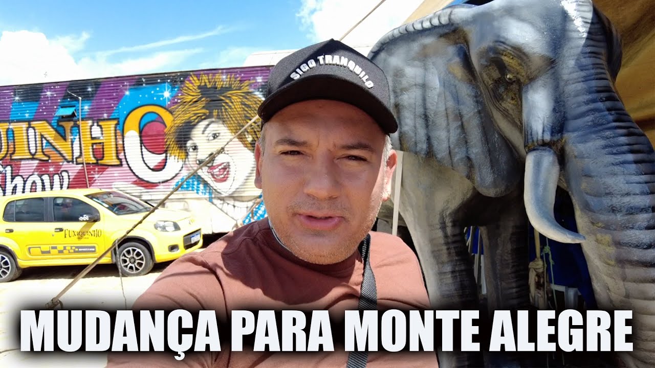 mudança do fuxiquinho circo show para Monte Alegre