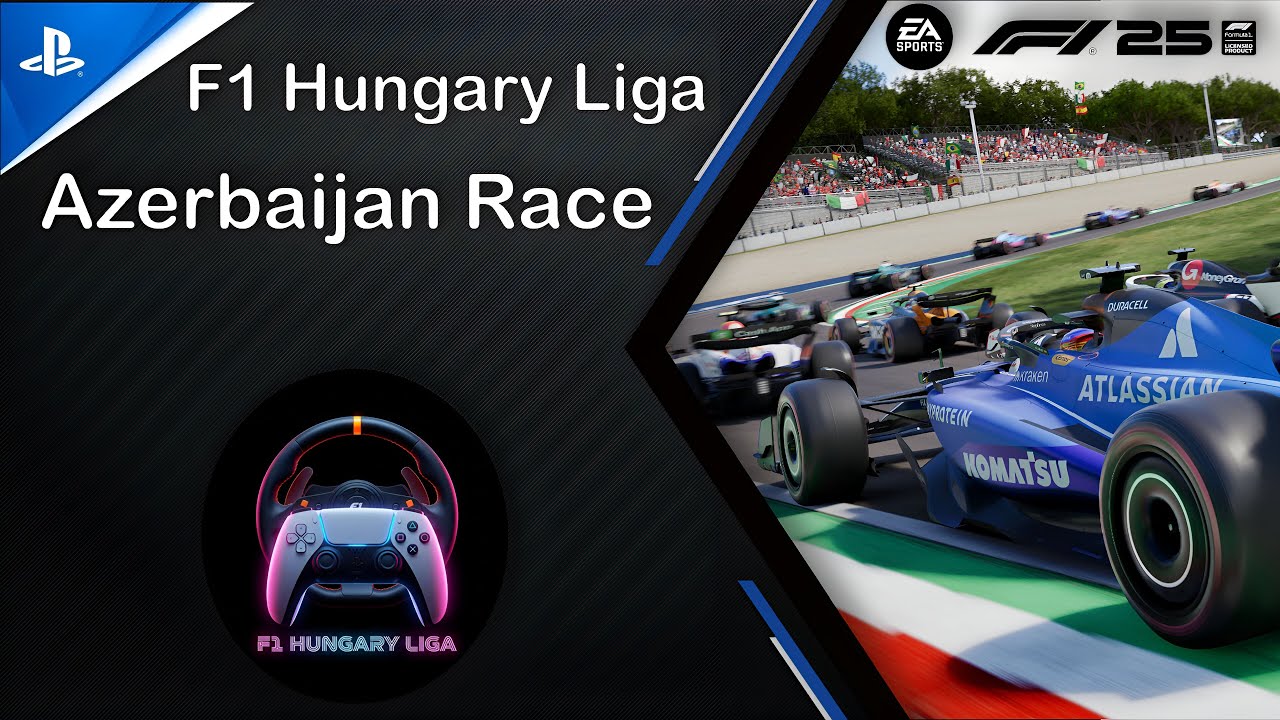 #6 | F1 25 | F1 Hungary Liga | Azerbaijan  Race | GamePlay | Ps5  Pro