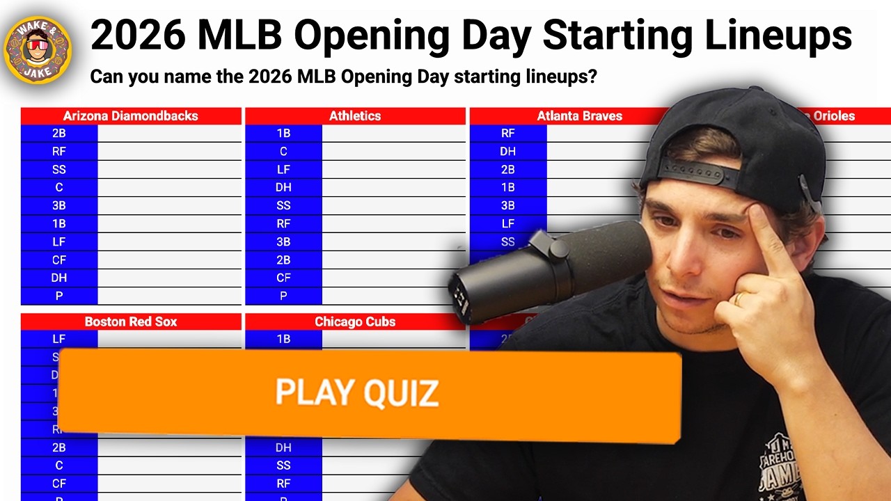 Can I Name Every MLB Team's Starting Lineup?