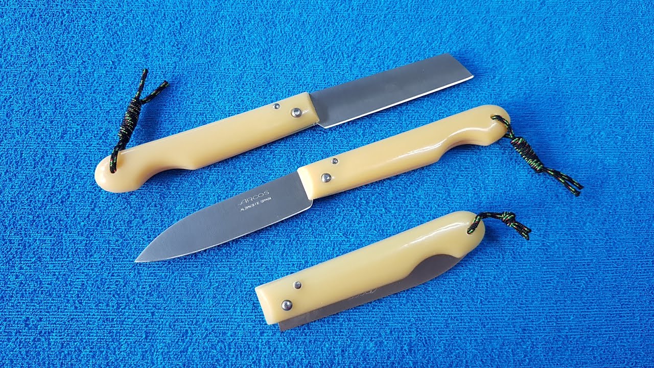 Navaja Arcos 85 mm : Un cuchillo de cocina plegable y ultraligero por menos de 4 euros