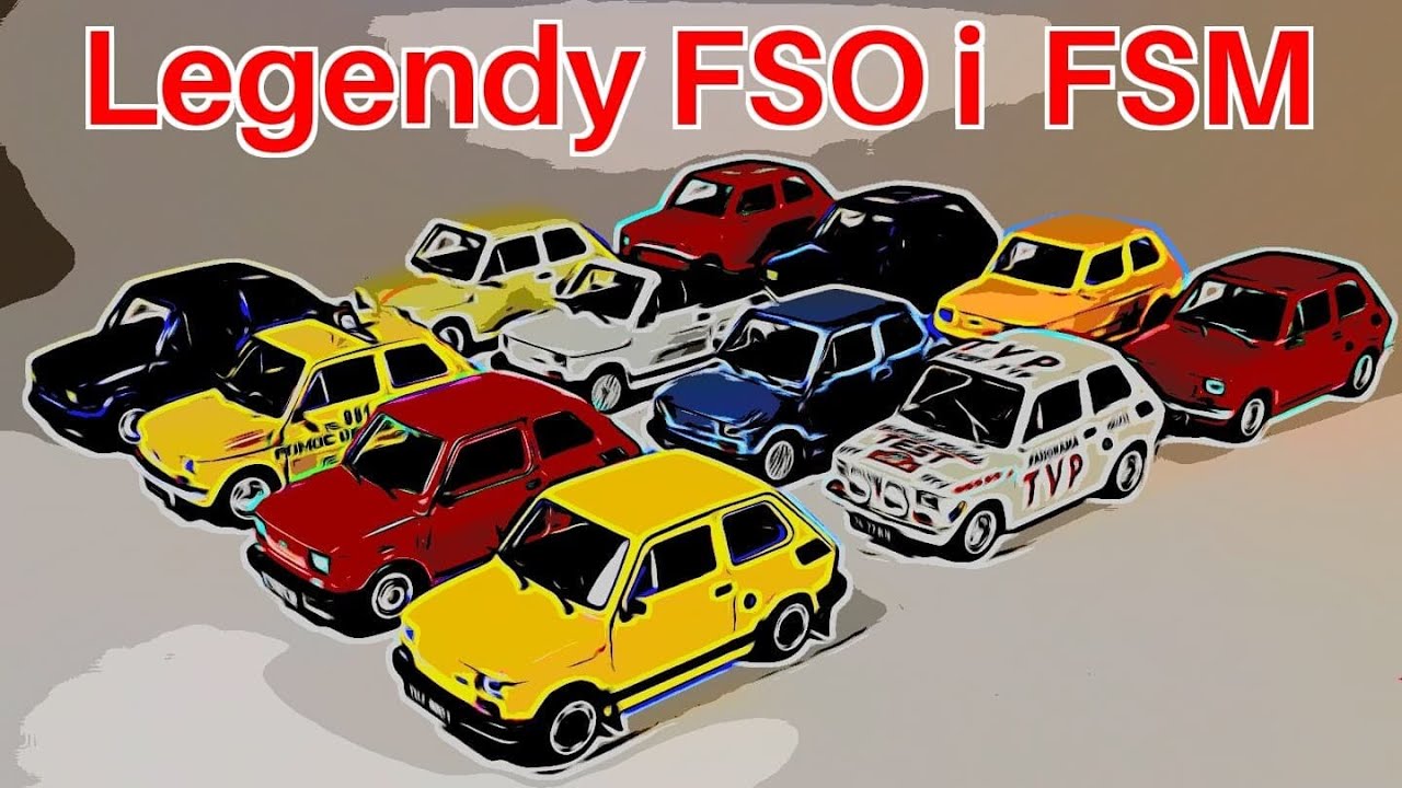 Kultowe Auta PRL-u: Legendy FSO i FSM w skali 1:43