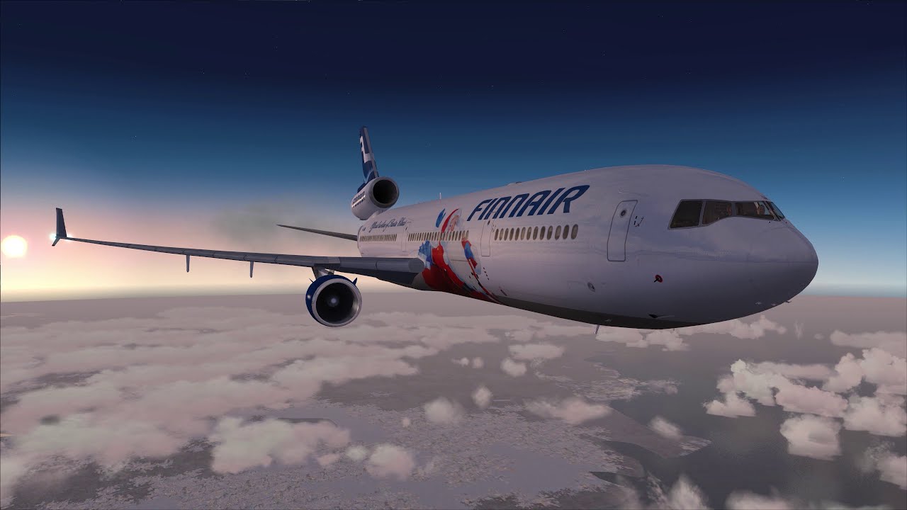 Microsoft Flight Simulator X | Helsinki - Rovaniemi | PMDG MD-11X