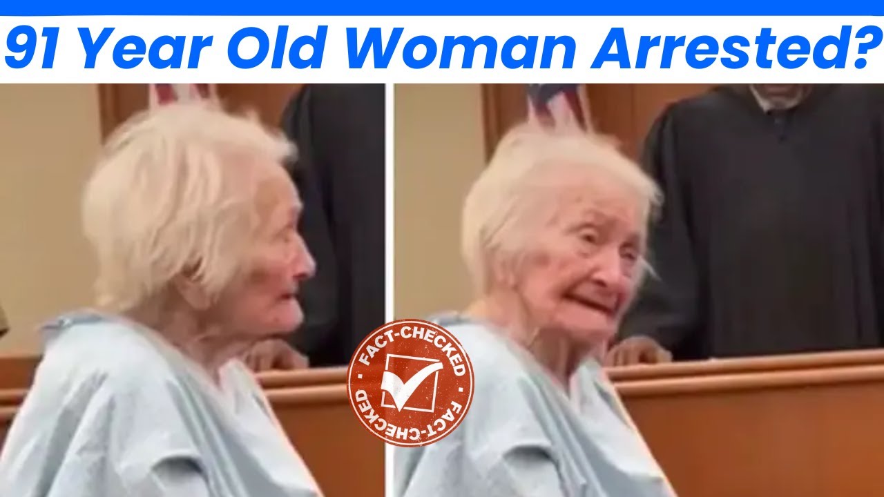 История ареста 91-летней женщины &mdash; правда или вымысел? Объяснение вирусного заявления