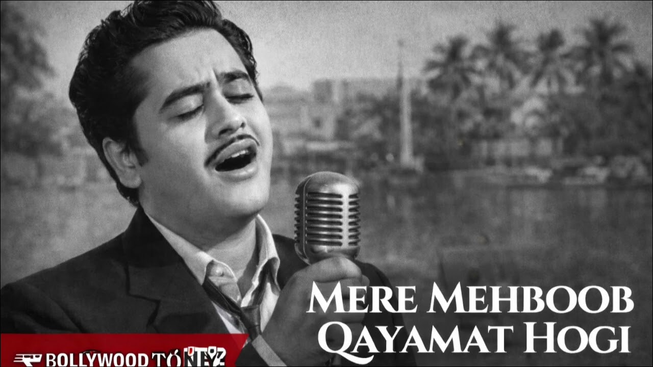 Mere Mehboob Qayamat Hogi | Sad Love Song 🖤 | 4K Vintage Version | @BollywoodTonez 