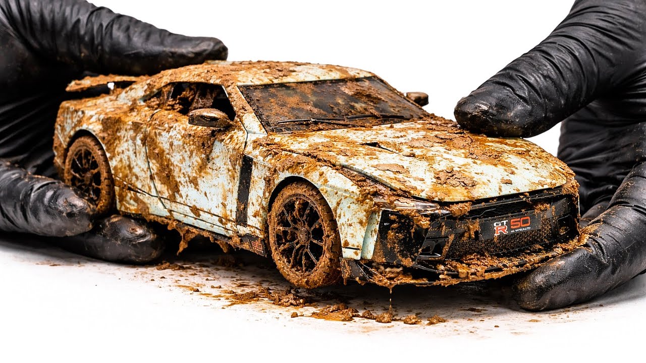Filthy GT-R Buried in Mud – Can It Be Saved? | ASMR Cleaning