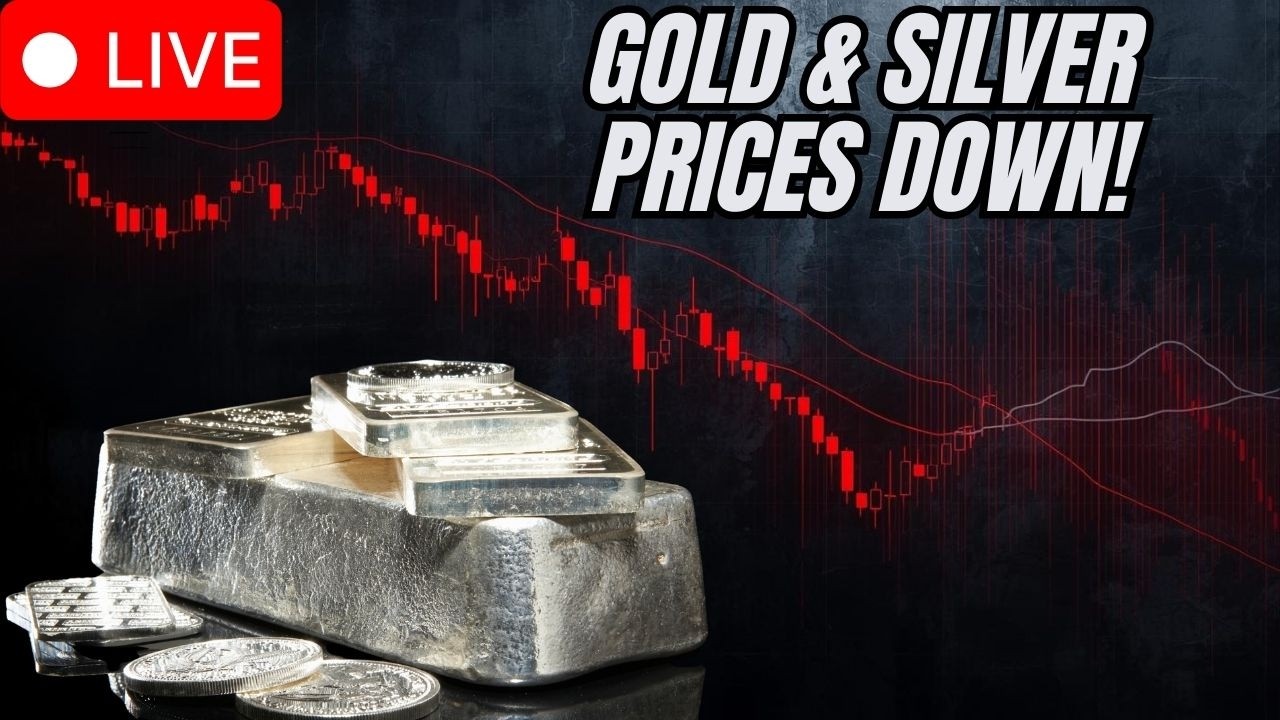 🔴 EMERGENCY LIVE Coverage: Silver getting CRUSHED! 📉 What Happens Next?