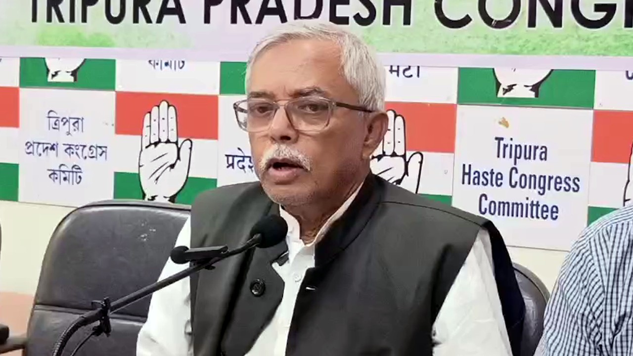 Tripura congress hits out at Tripura Government in press meet