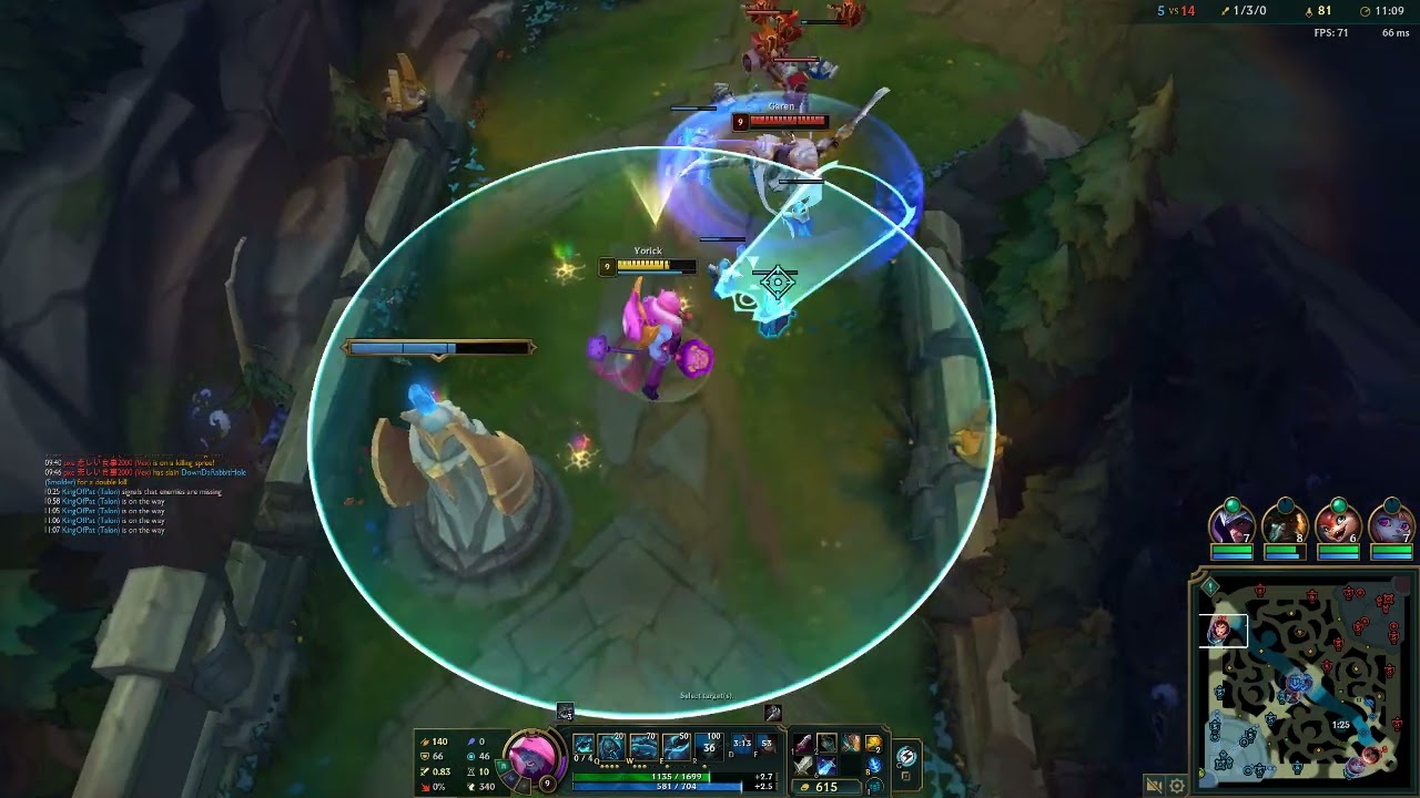 Yorick vs Garen