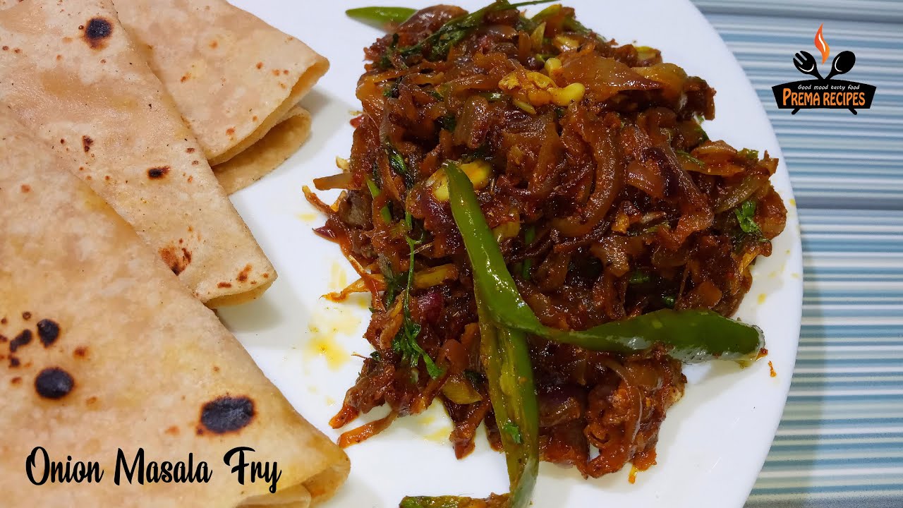 Fried Onion Masala For Chapati | Fried Onion Masala | Side Dish For Chapathi