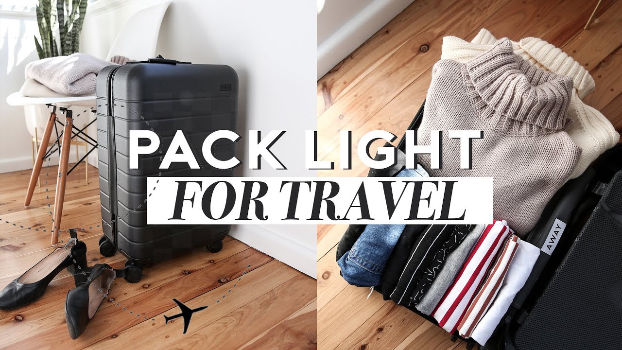 HOW TO PACK LIGHT FOR TRAVEL: Tips for Taking a Carry On Suitcase Only/Minimal Packing Mademoiselle
