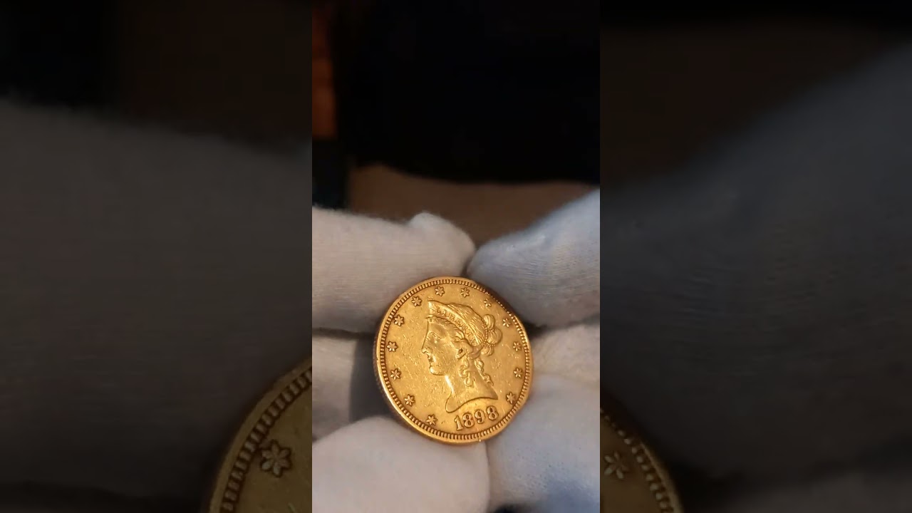 Moneda de oro Estados Unidos 10 dólares