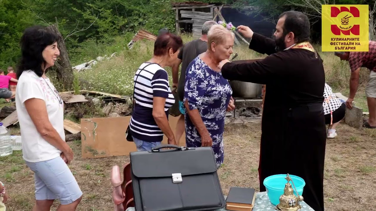 На Курбан в странджанското село Бродилово за патронния им празник Свети Пантелеймон, 27.07.2023 г.