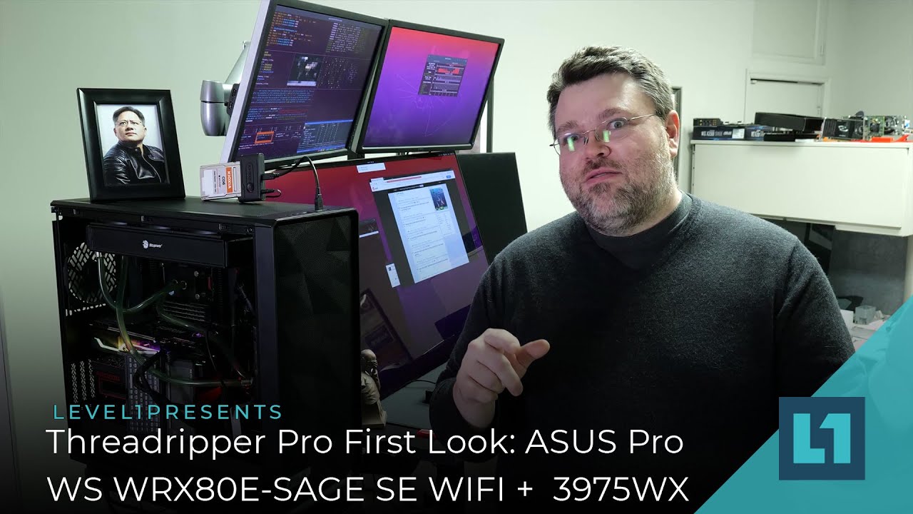 Threadripper Pro: First Look at the ASUS Pro WS WRX80E-SAGE SE WIFI + 32 Core TR Pro 3975WX