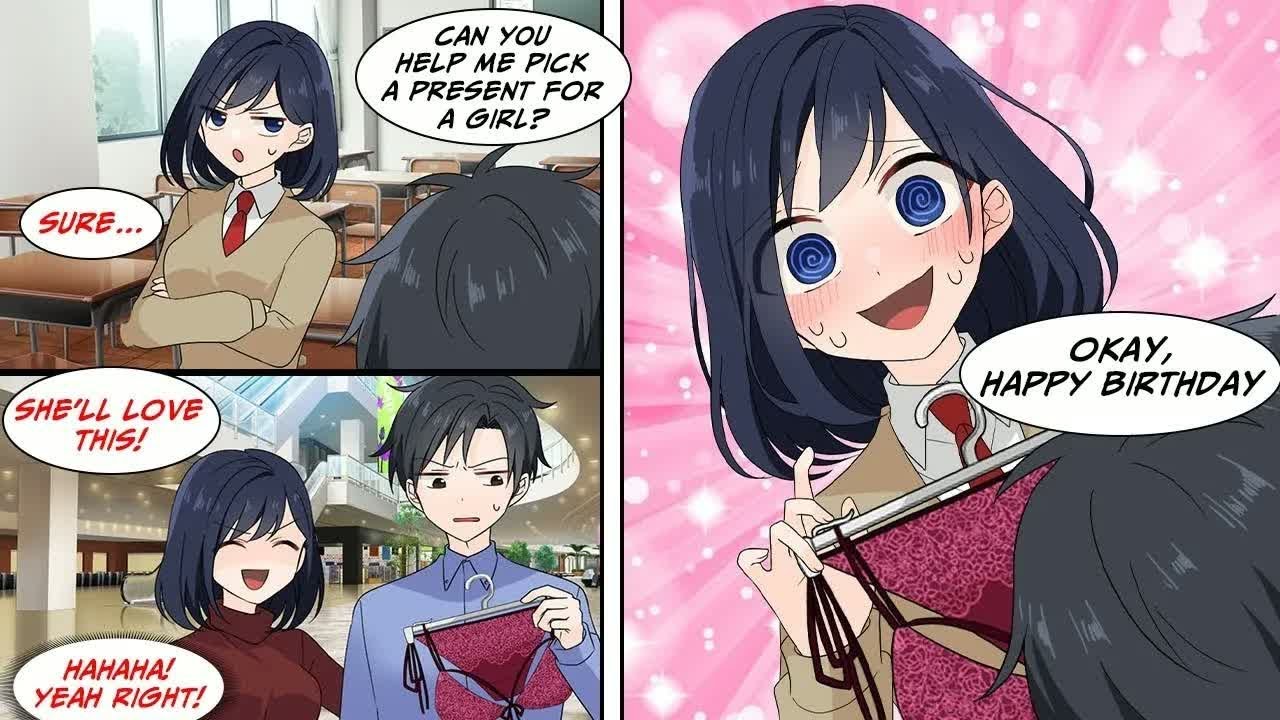 [Manga Dub] I asked her to help me pick a present out for a girl, but she was jealous... [RomCom]