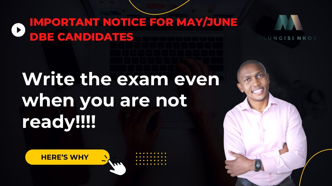 Important Information for DBE Supplementary Exams Candidates | Mlungisi Nkosi