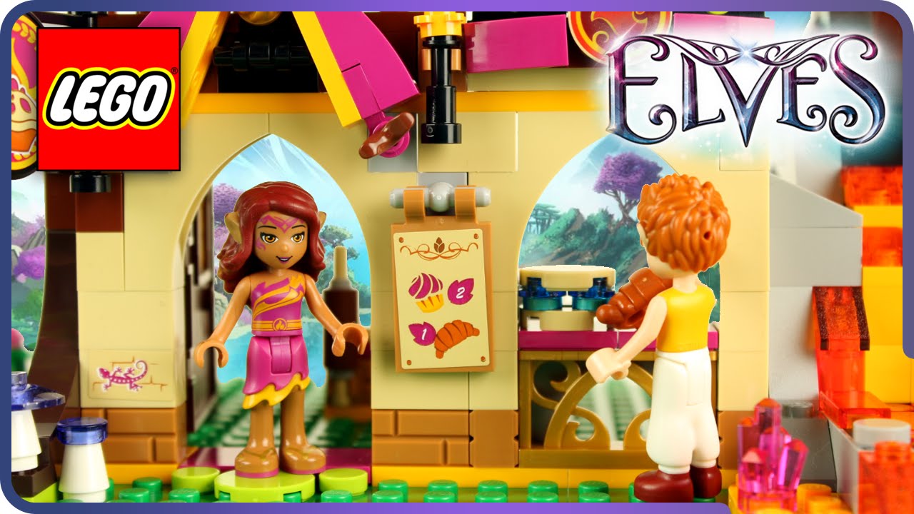 &hearts; LEGO Elves Azari and the Magical Bakery Build Stop Animation Movie